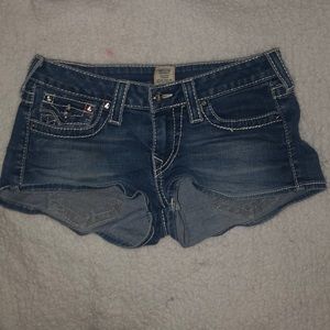 True Religion jean shorts